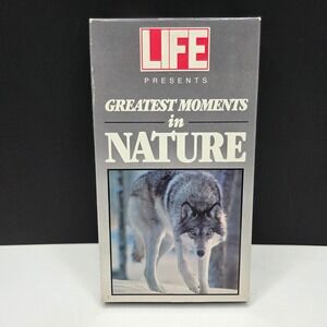 Life Presents Greatest Moments in Nature VHS Vintage 1992 Documentary Wolf PBS
